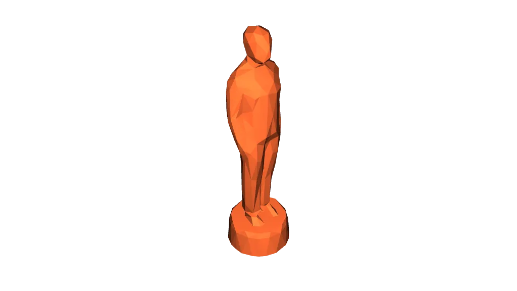Trophy "Oscar" Statue by Joe Paradise | Download free STL model | Printables.com