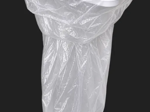 Trash bag holder for grocery bags