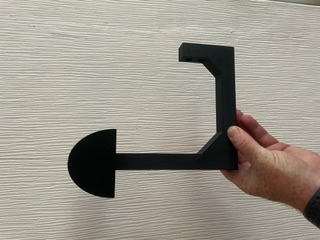 wall bracket for helmets