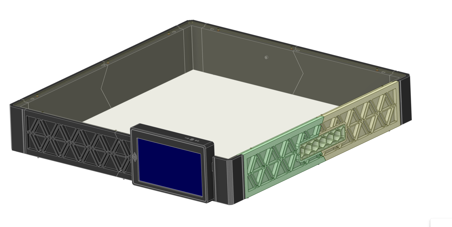 Sovol SV08 Top Hat  right side Exhaust Filter for the Incorporated display versions