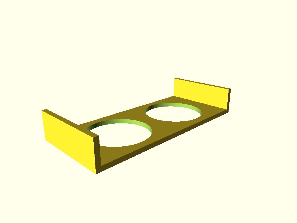 2x 50mm fan mount