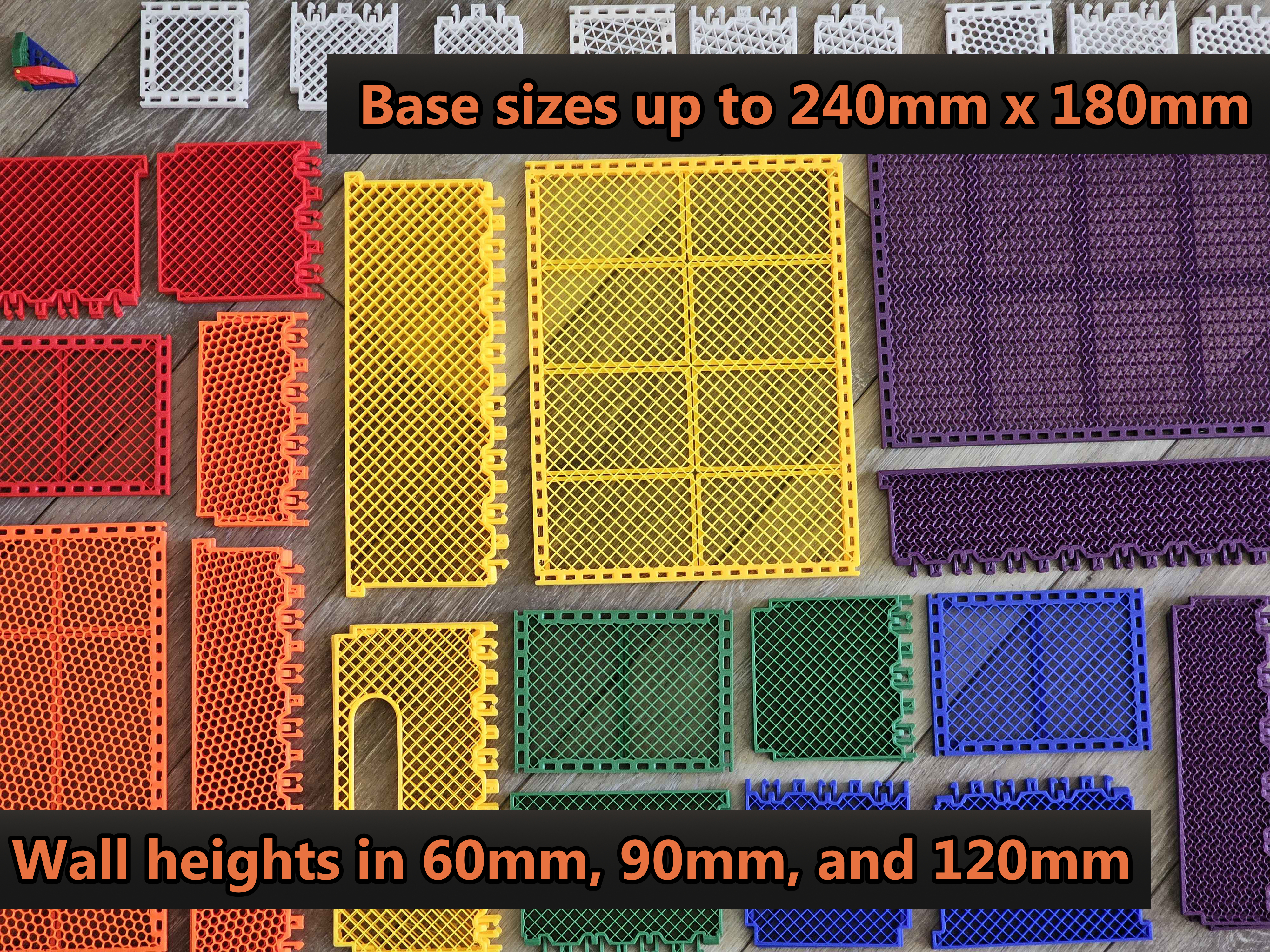 Miniatura 3 do modelo 3D Fast-Printing Infill Boxes (Stackable)