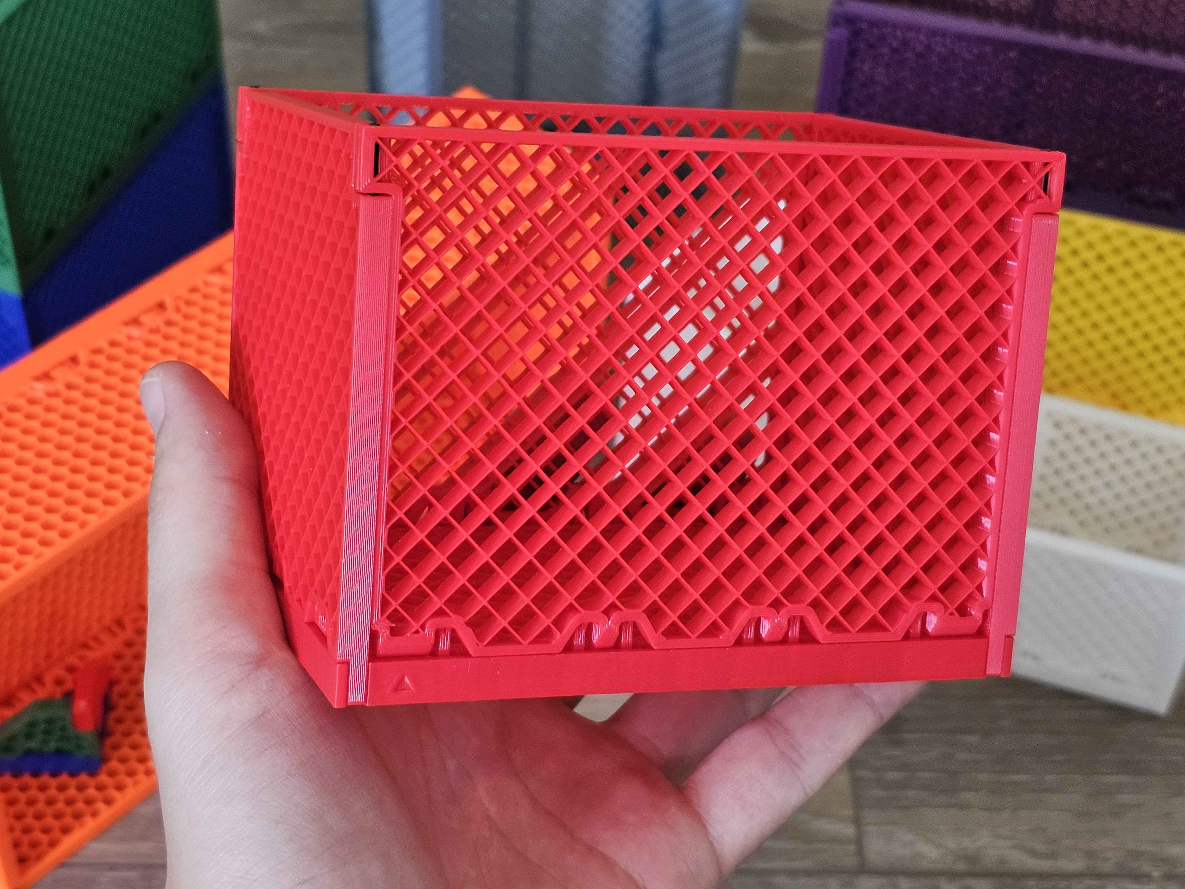 Miniatura 8 do modelo 3D Fast-Printing Infill Boxes (Stackable)