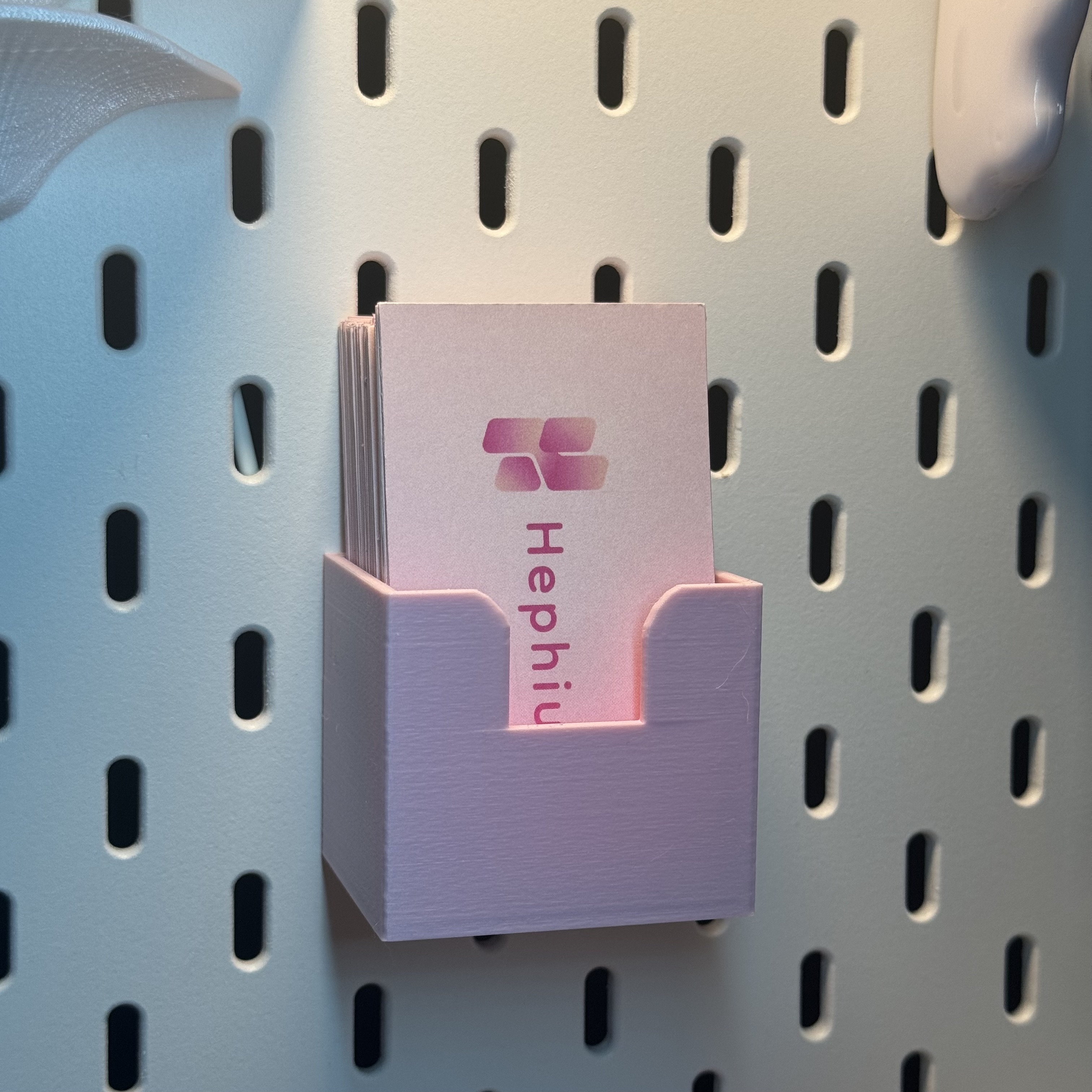 IKEA Skadis Business Card Holder 3D model thumbnail