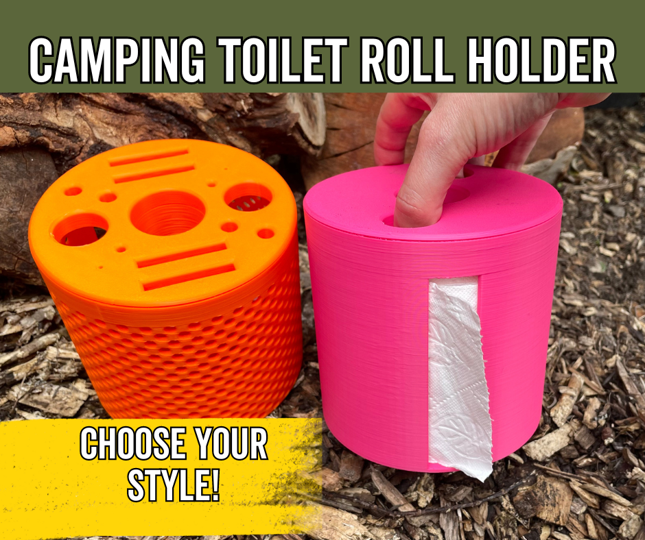 Camping Toilet Roll Holder 3D model thumbnail
