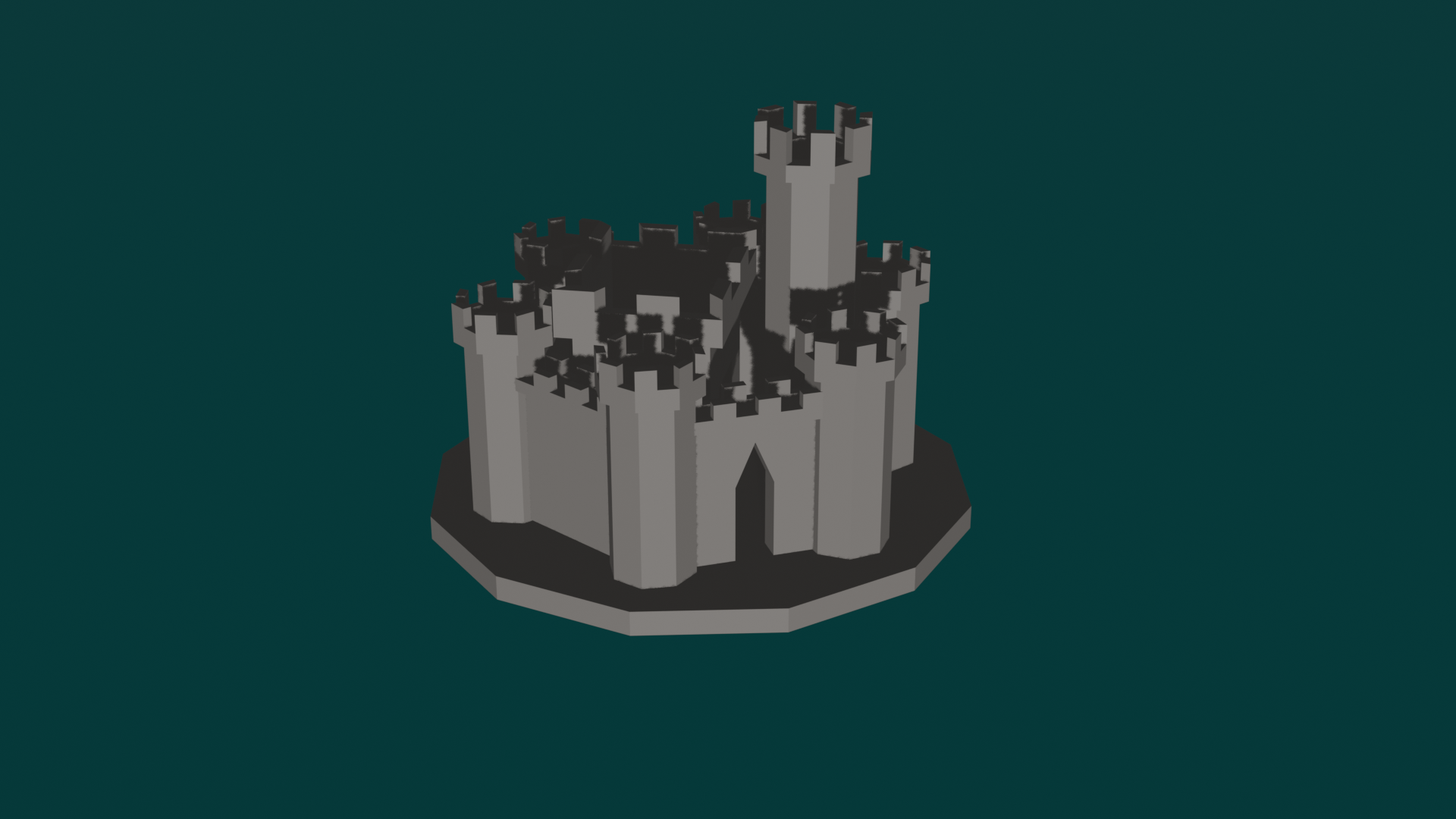 Castle holder v1 3D model