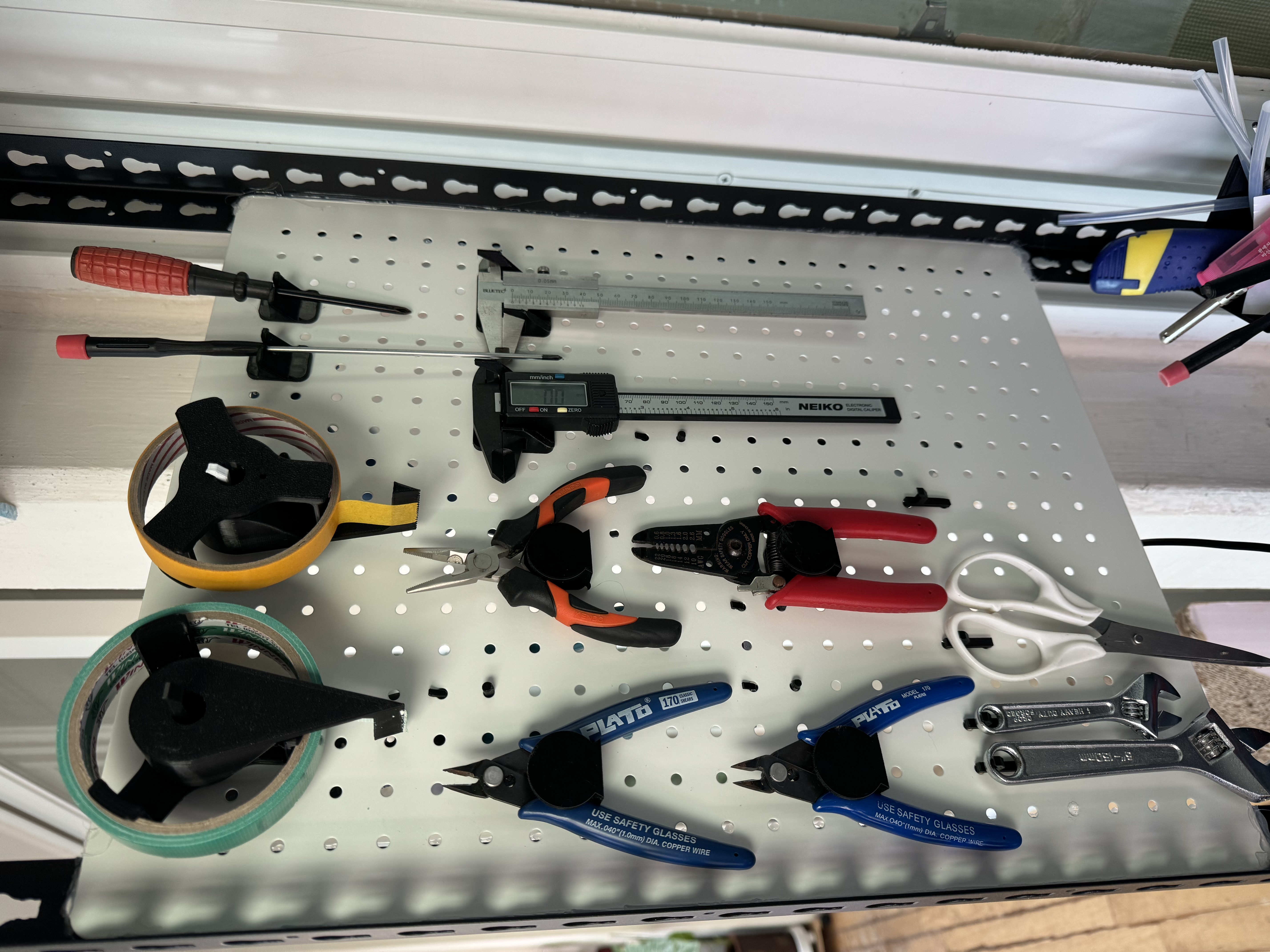 Pegboard accessories