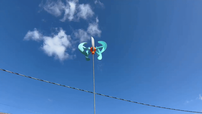 Garden wind spinner