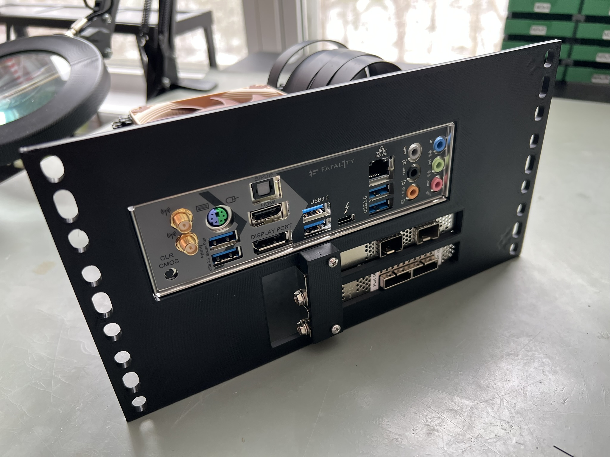 3U 10" Dual Slot Mini ITX Mount
