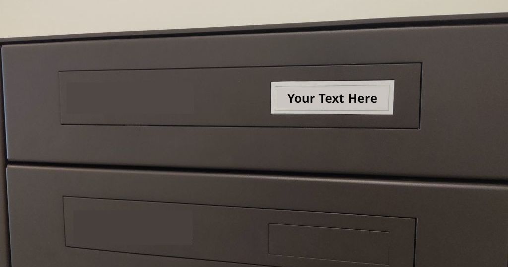eSafe mailbox name tag by Dylan Van Assche | Download free STL model ...