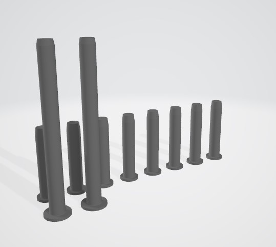 Pin set for Flashforge Gridfinity Box
