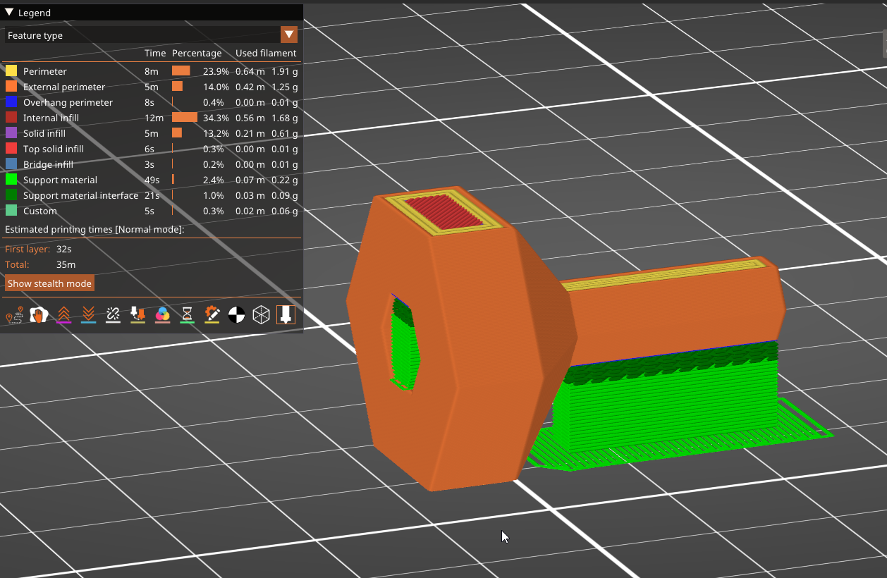 Miniatura 2 do modelo 3D printable nozzle wrench hex socket adapter