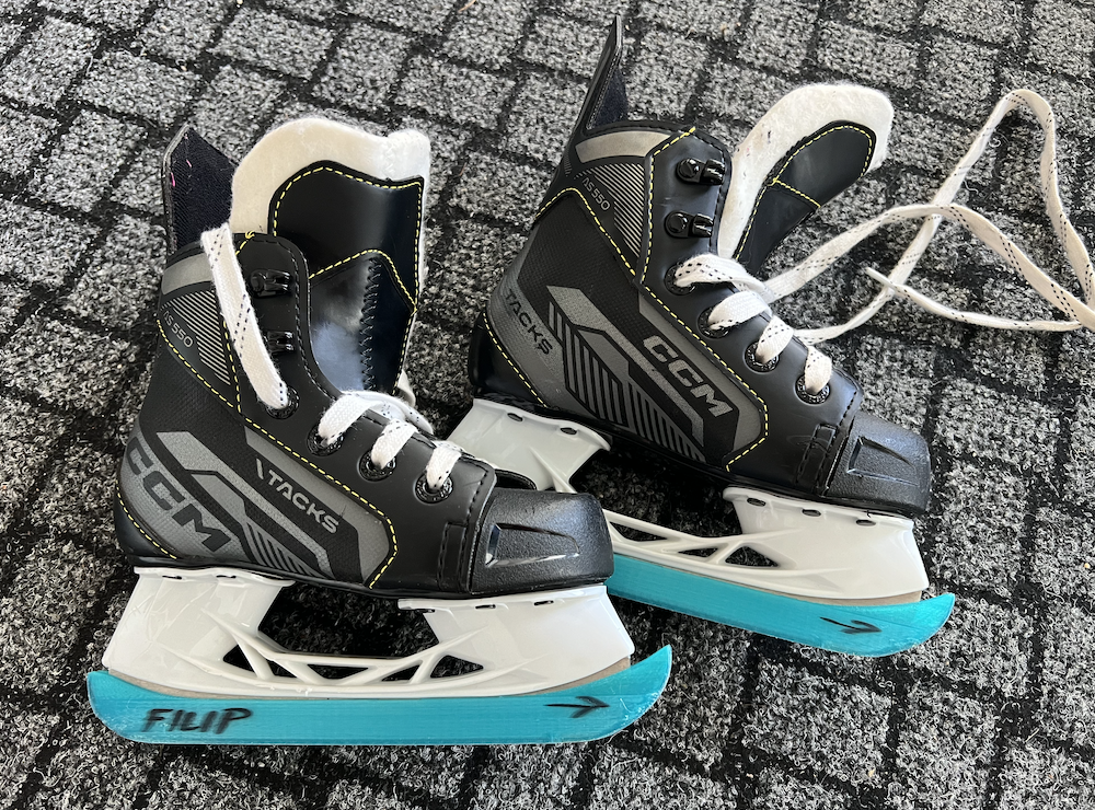 Ice skates blade cover - resize to your fitment required