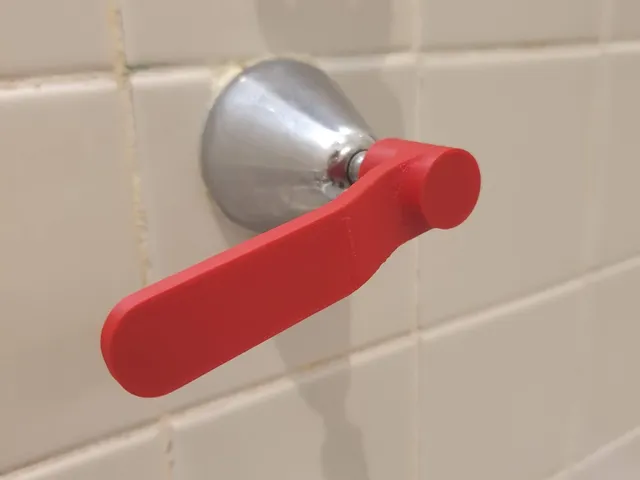 Shower tap handle