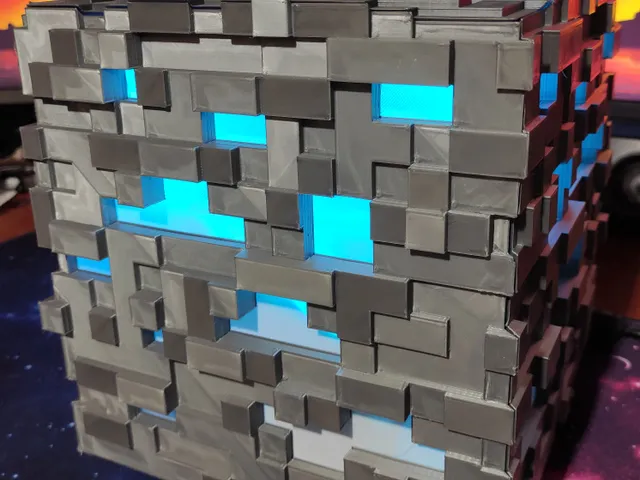 ITX Minecraft Ore PC case