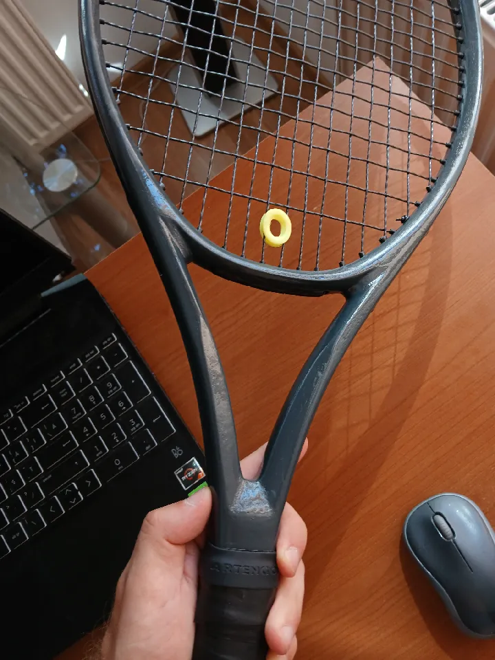 Super light ring tennis racket vibration dampener by Alex | Download free  STL model