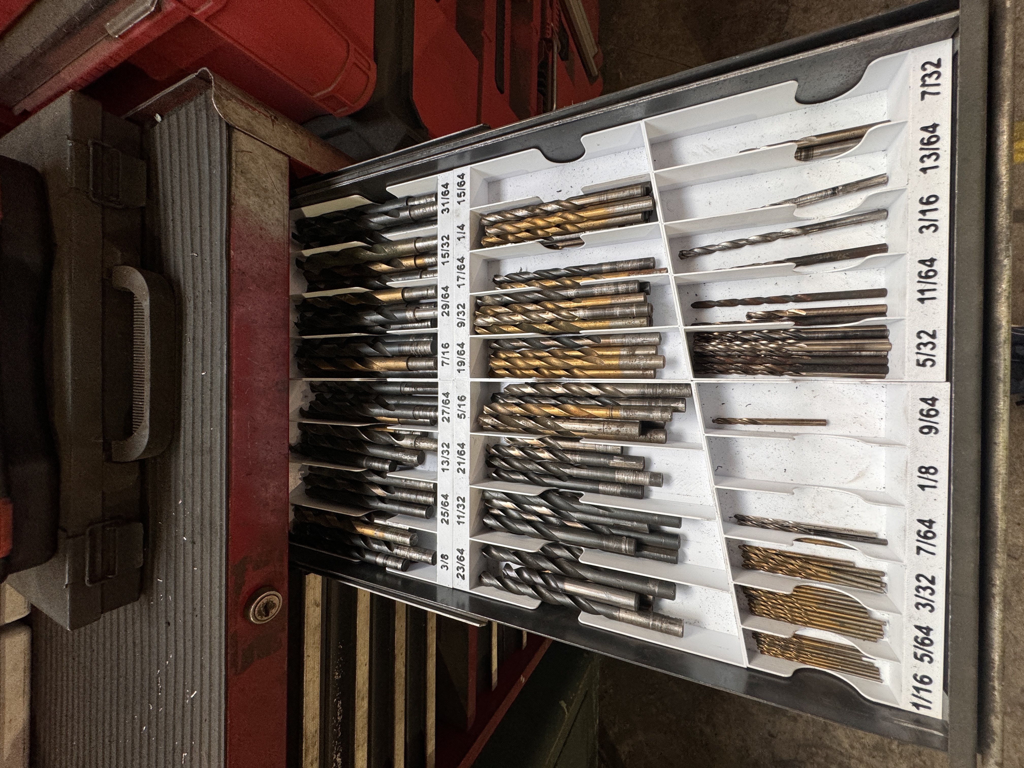 Drill Bit Organizer Trays
