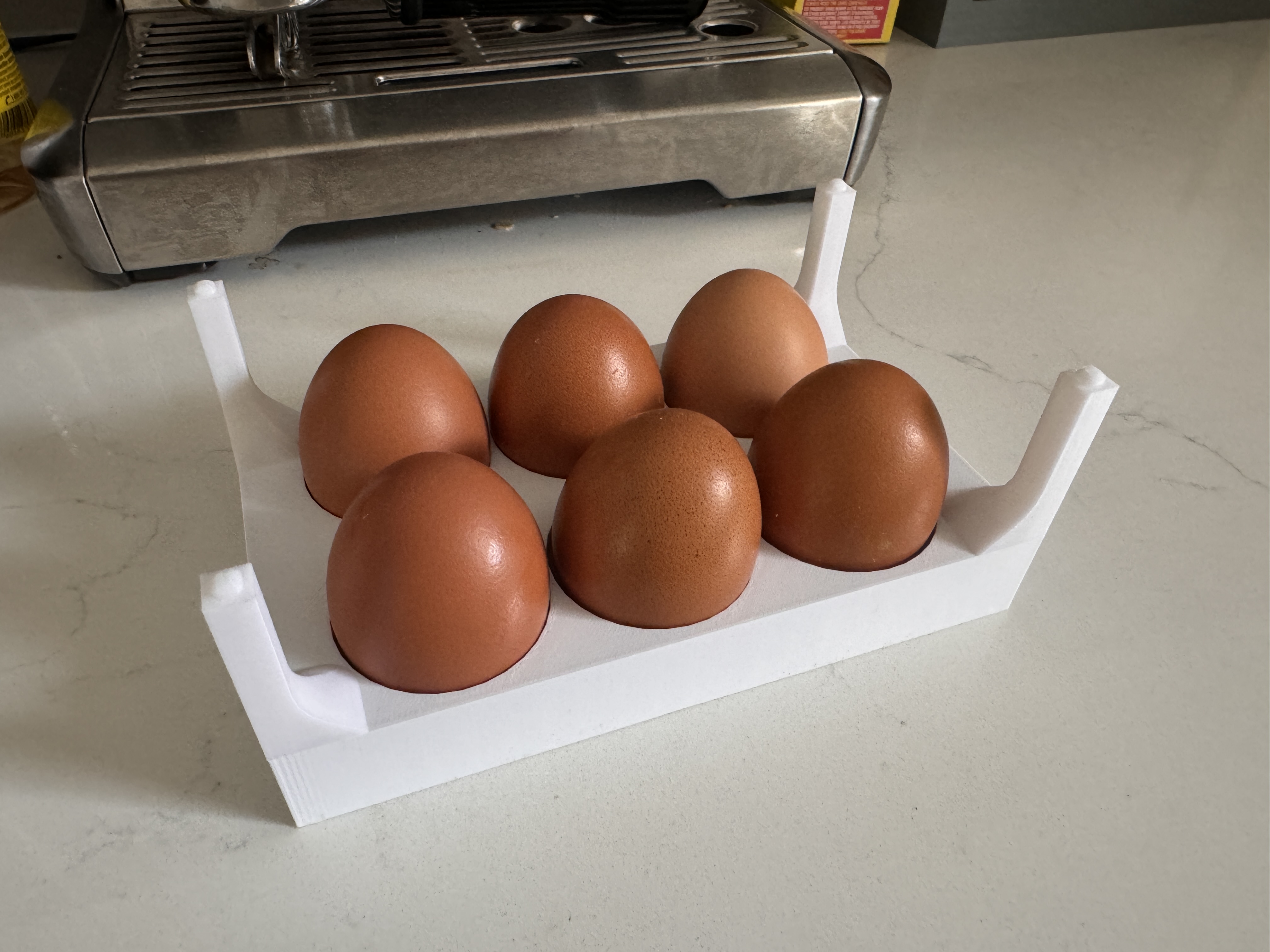 Half Dozen 6 Egg Stackable Chicken Egg Holder