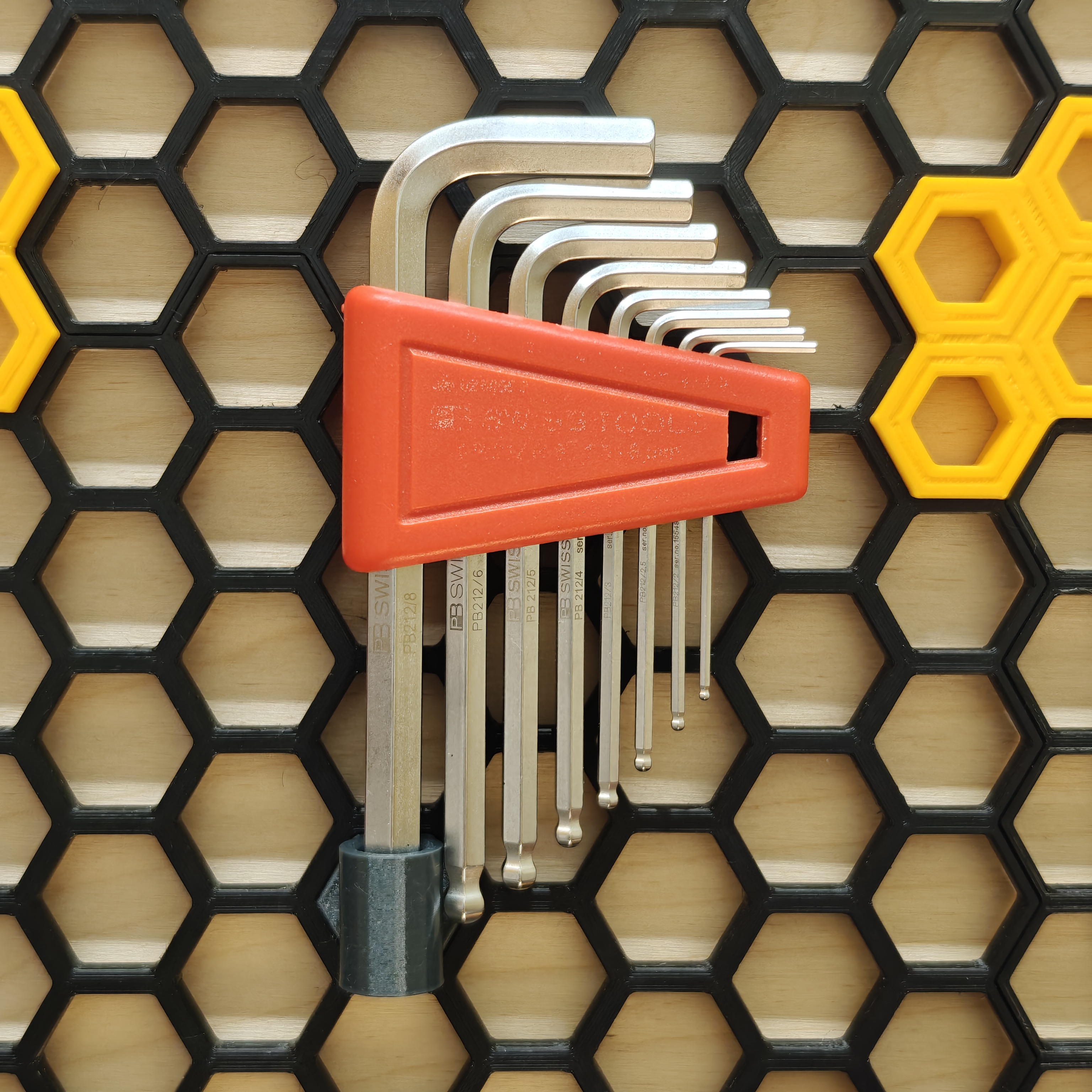 Mini hex key holder for HSW