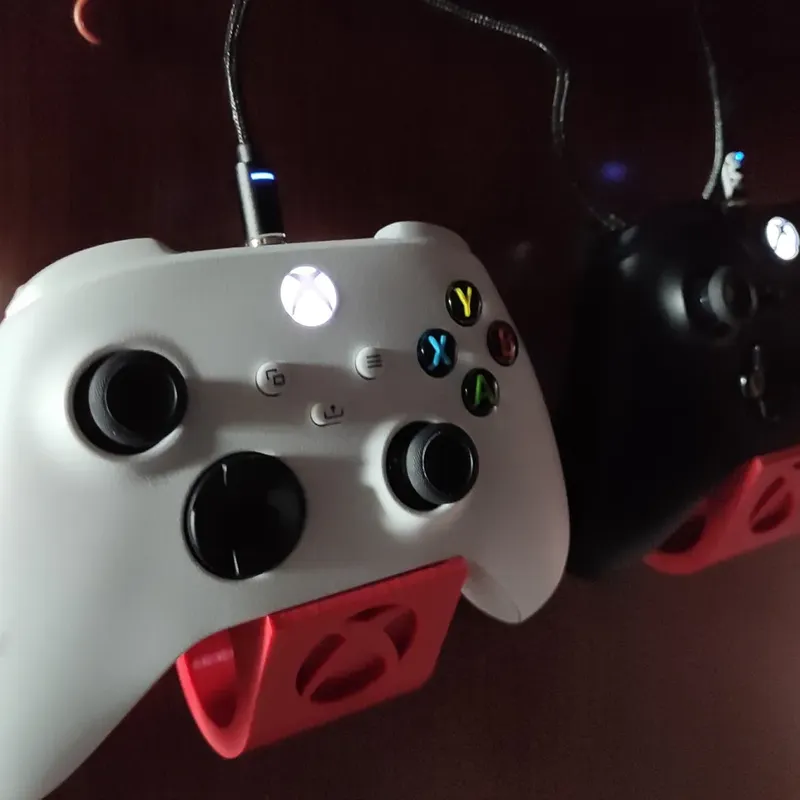 XBOX One X controller wall mount by Chewbugga, Download free STL model