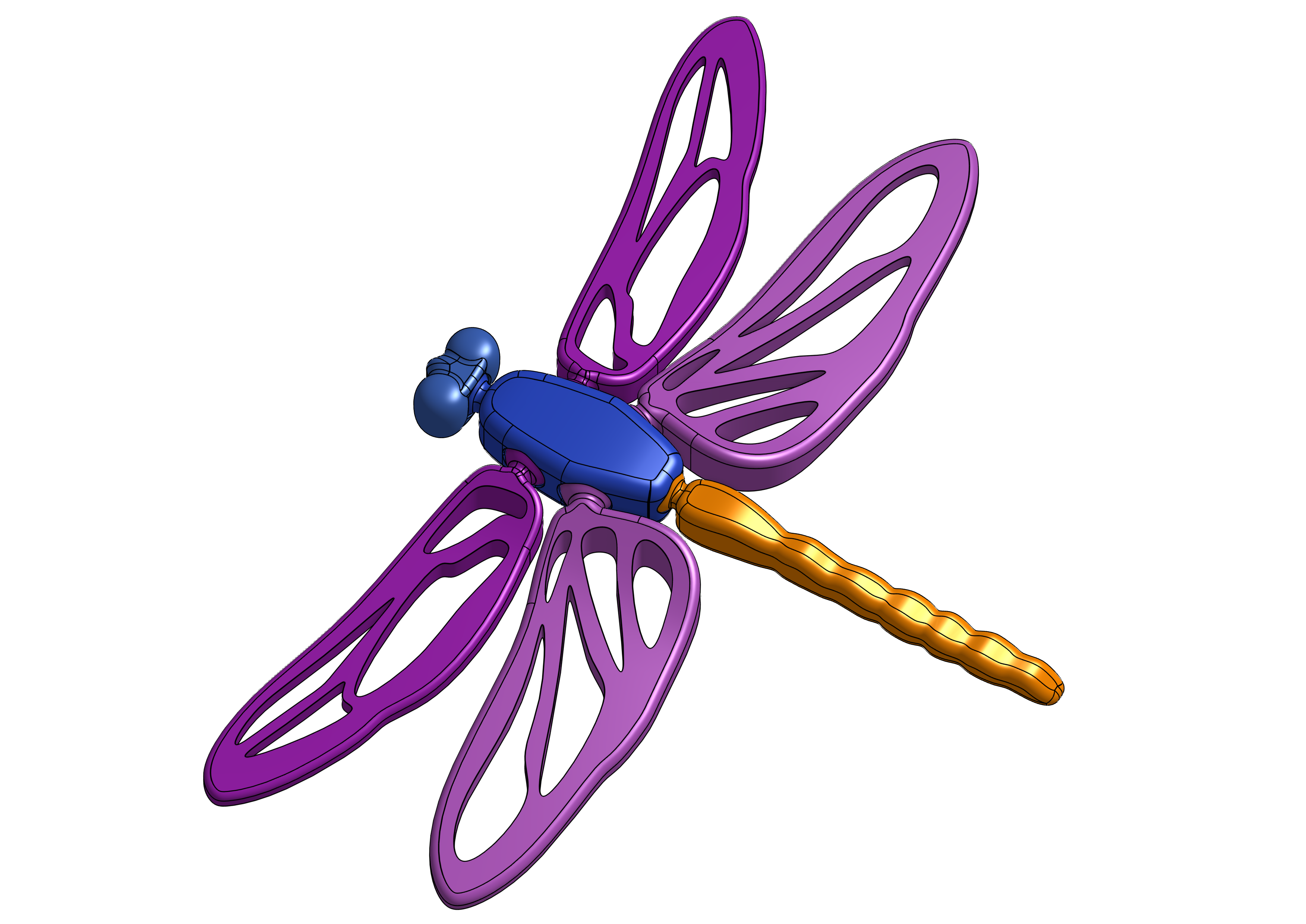 Dragonfly Articulated — miniatura 4