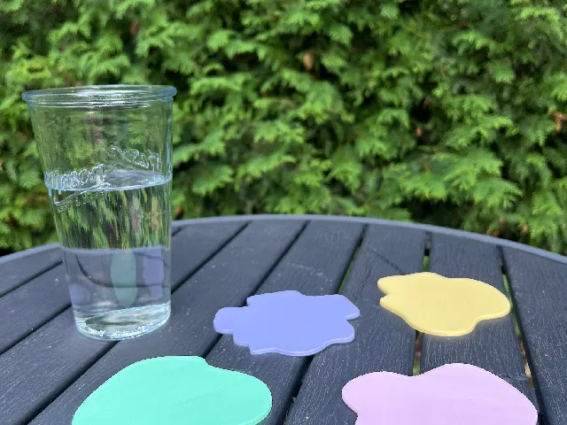 Abstract cloud coaster (4 models)