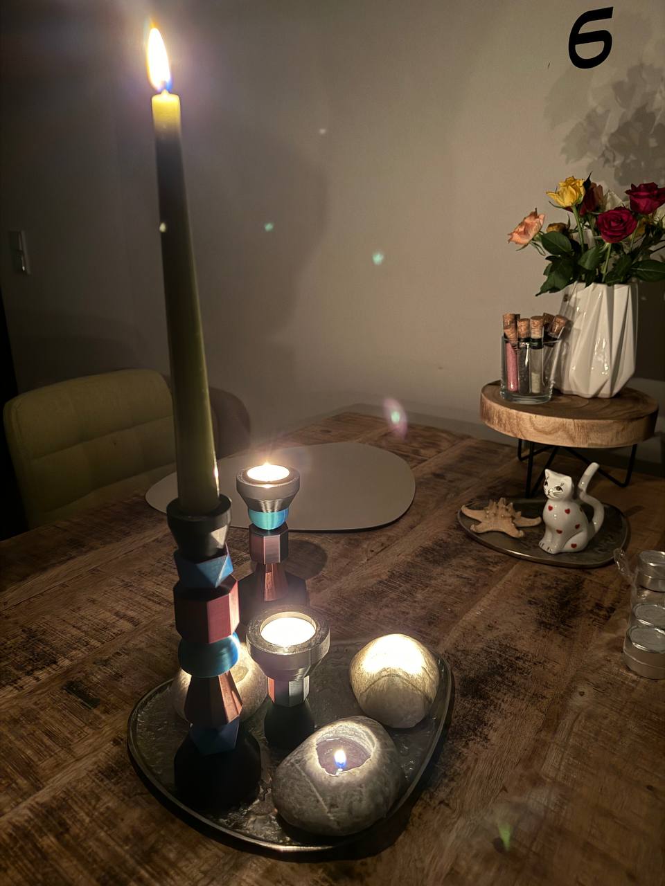 Miniatura 2 do modelo 3D Modular candlestick / candelabrum