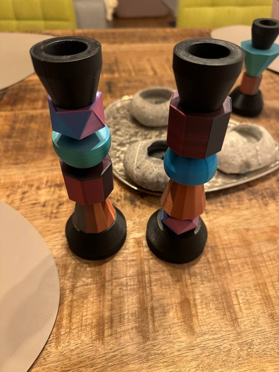 Miniatura 3 do modelo 3D Modular candlestick / candelabrum