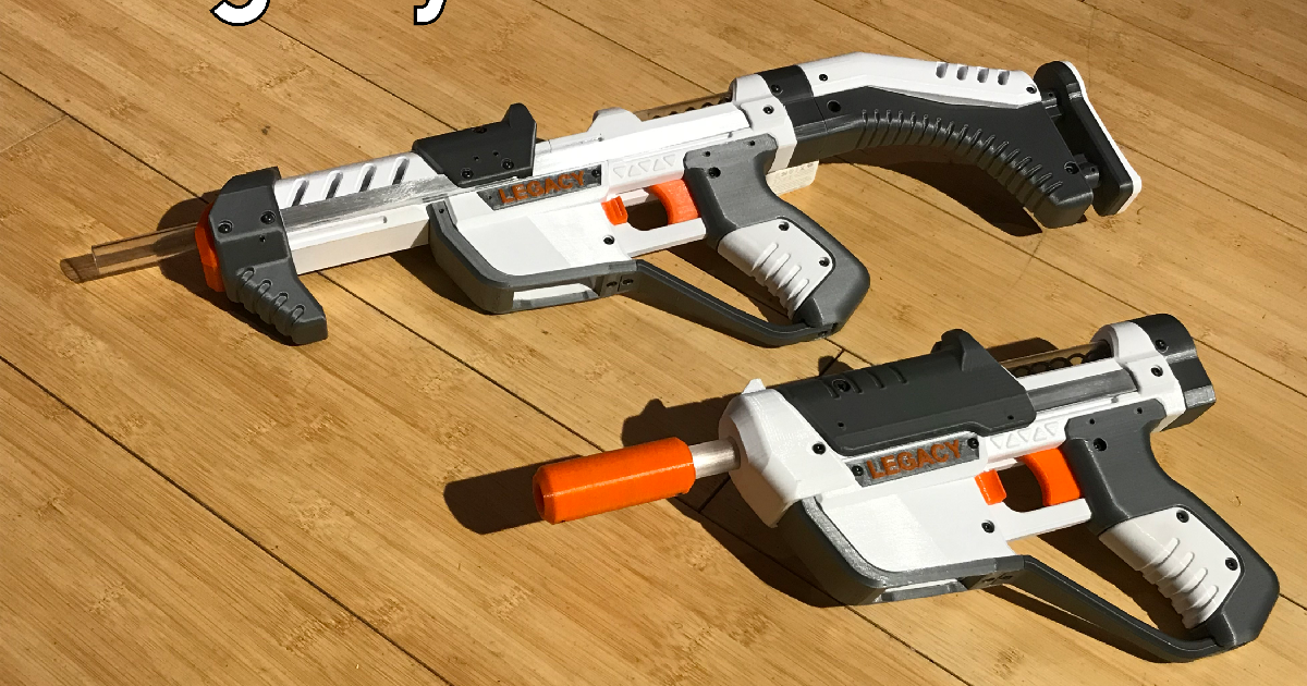 Nerf Legacy Blaster by Armatus Designs | Download free STL model ...