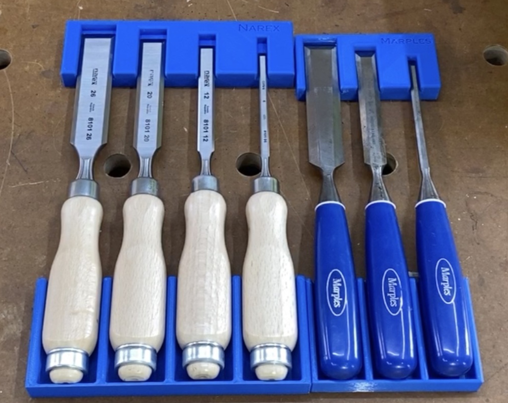 Chisel Racks for Narex and Marples chisels