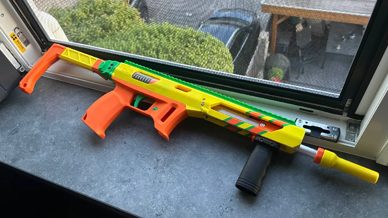 FLP-06 Rush- Angled Talon Pump-Action Carbine by shoelesshistorian