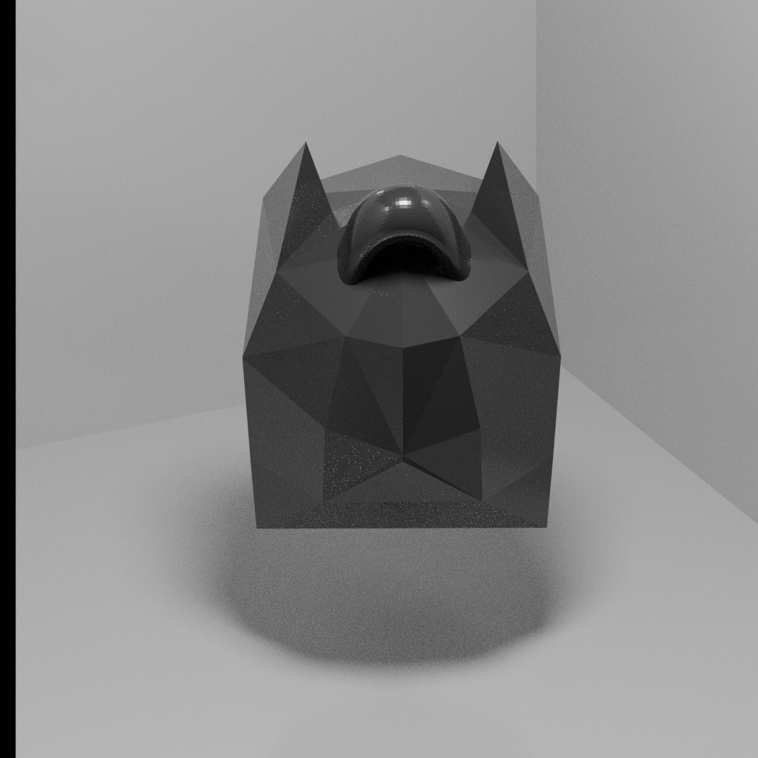 Batman Mask Low Poly (Keychain) by Leo_Careca | Download free STL model