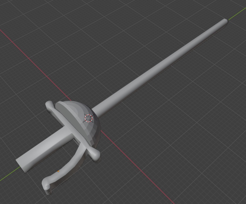 Rapier for dummy 13