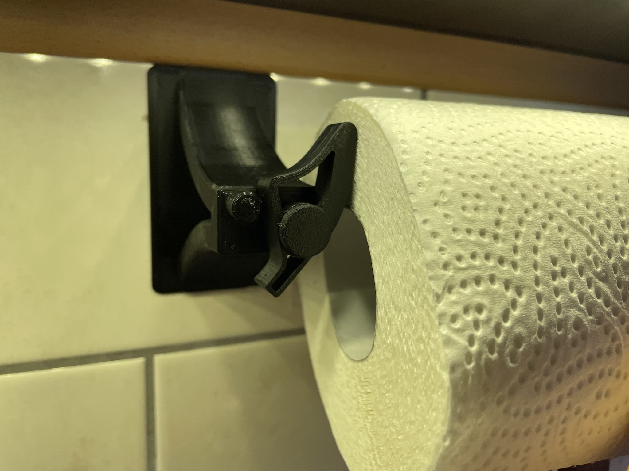 Quick reload holder for toilet paper/paper towel remix by PjotrStrog