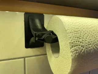 Quick reload holder for toilet paper/paper towel remix by PjotrStrog Download free STL model | Printables.com