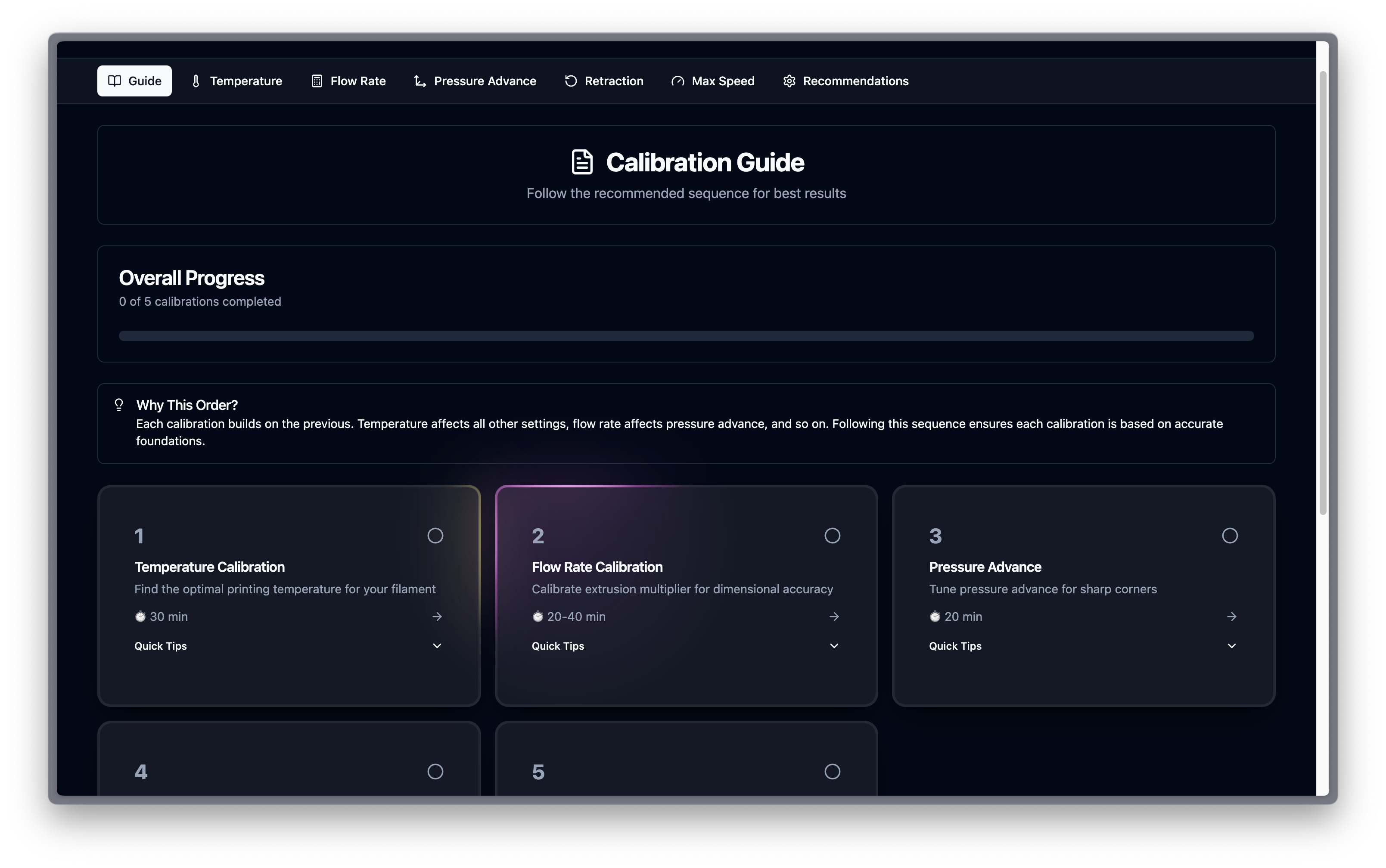 Calibration STLs, Calculators and Recommendations