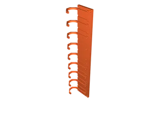 Adjustable Hook Rack by stewart | Download free STL model | Printables.com