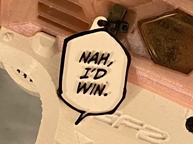 Nah, I'd Win Keychain/Charm