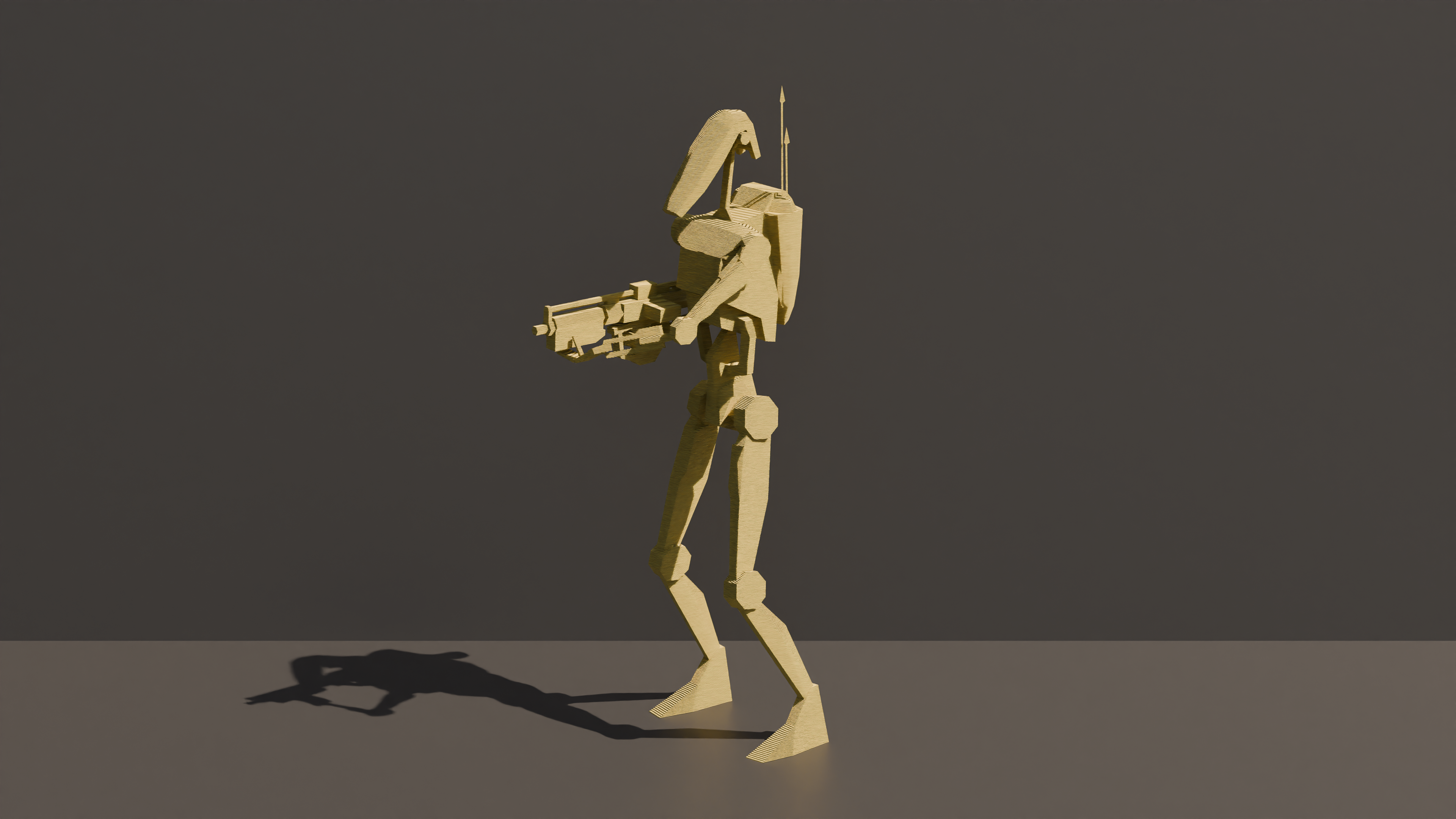 B1 Battle Droid Low Poly - Star Wars Home Decoration