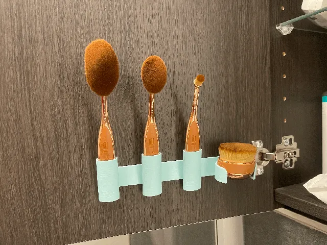 Makeup brush holder wall mount artis bathroom cabinet