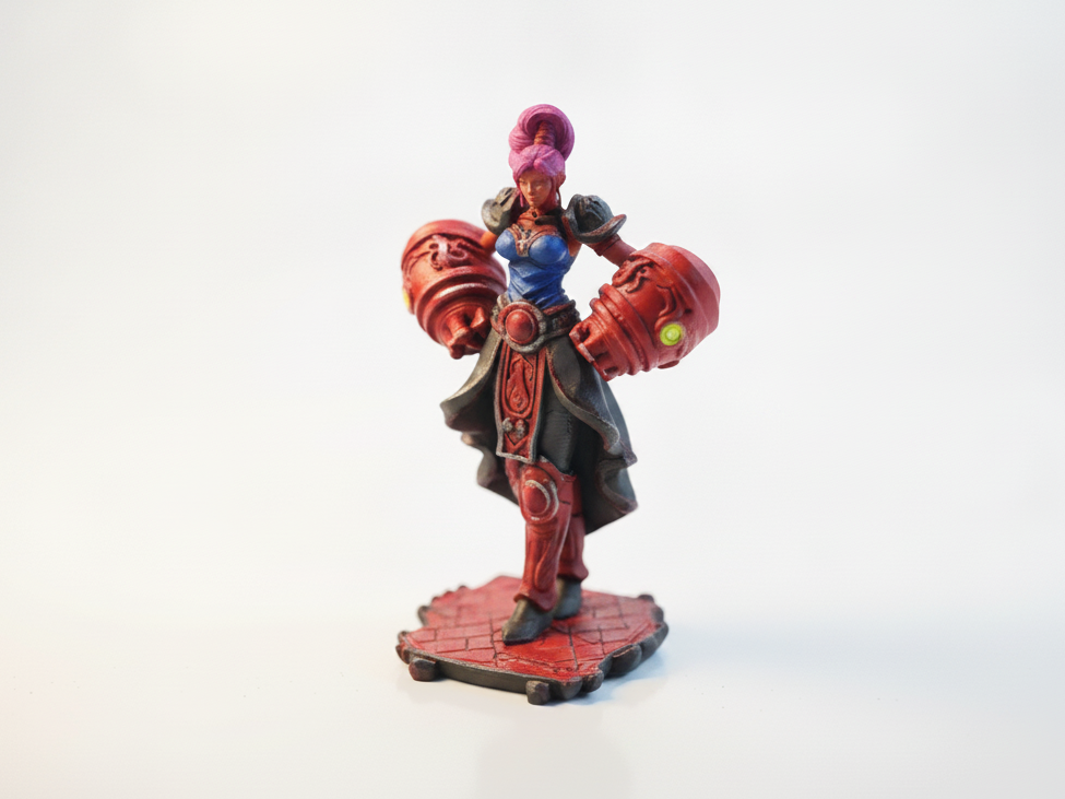 Vi Warrior Goddess Figurine LOL Champions 3D Printable
