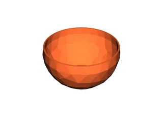 Stunning Low Poly Designer Bowl by Deltaprints | Download free STL ...