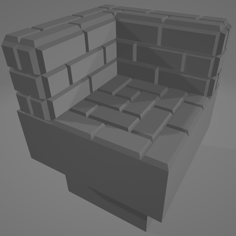 DragonBlock: Brick Corner Short (Dungeon Block)