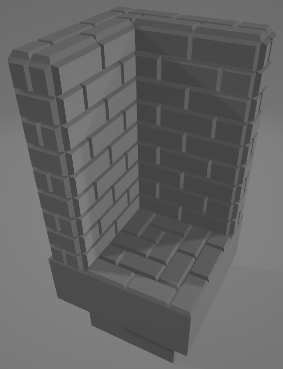 DragonBlock: Brick Corner Tall (Dungeon Block)