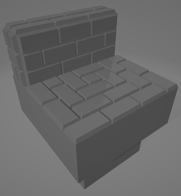 DragonBlock: Brick Wall Short (Dungeon Block)