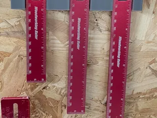 Holder for sliding ruler set wall mount by Ivar van Hartingsveldt ...