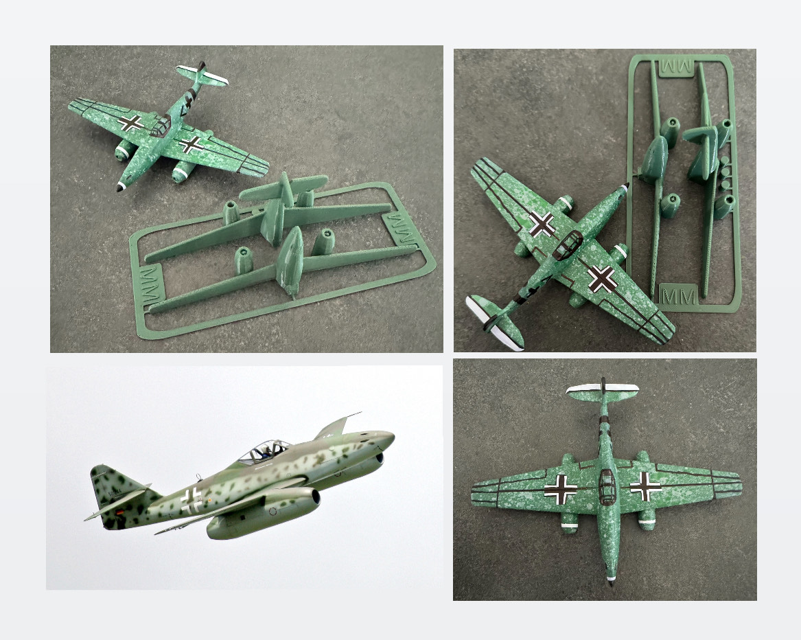 Messerschmitt Me 262 kit card