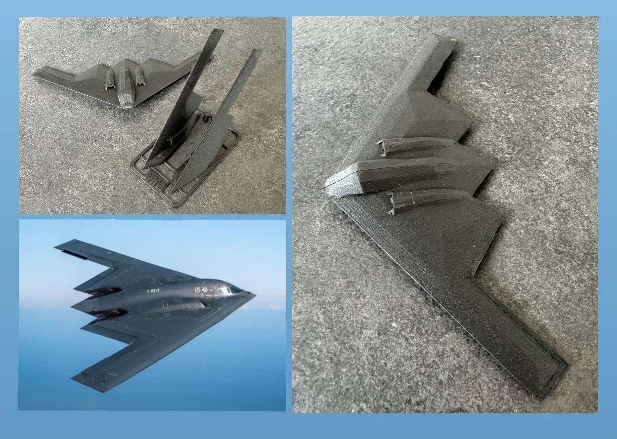 B2 Spirit Stealth Bomber kit card by MM | Download free STL model ...