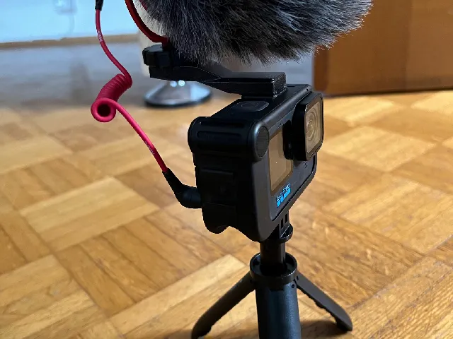 GoPro Hero 10 Media Mod - Rhode VideoMic Adapter