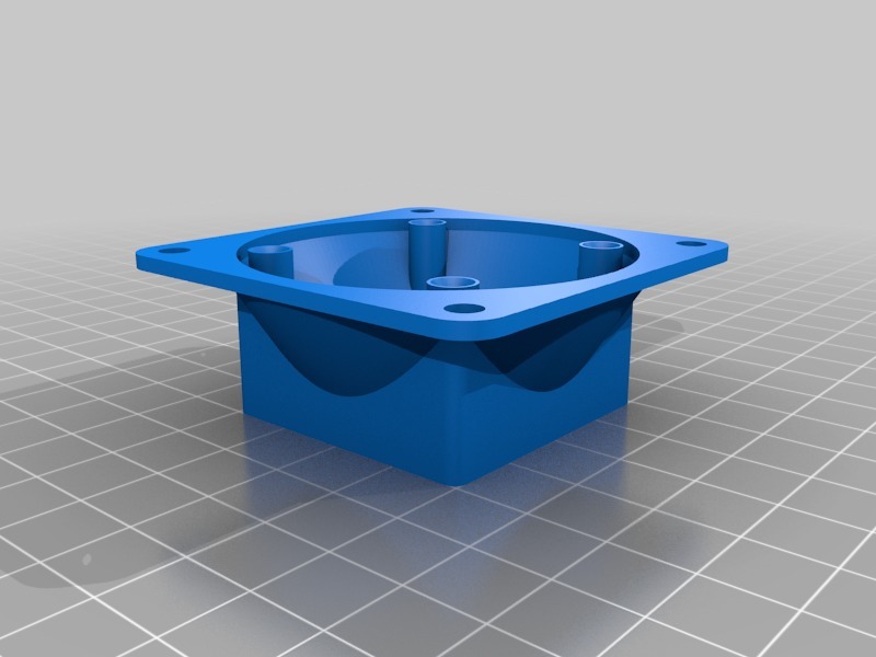 CR-10 Control Box Fan Adapter 40mm to 60mm Stock Screws